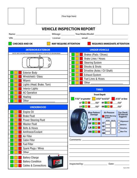 check list for inspecting and buying a used car | 7 Best Images of Printable Vehicle Inspection Checklist ... Vehicle Maintenance Log, Car Checklist, Estimate Template, Safety Inspection, Inspection Checklist, Maintenance Checklist, Vehicle Inspection, Sheet Template, Car Repair Service