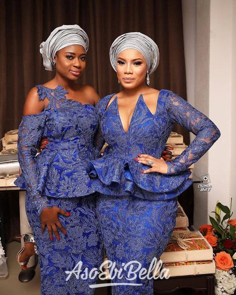 AsoEbiBella.com presents – The Latest Aso Ebi Styles -Vol. 251 - BellaNaija Lace Styles For Women, Lace Gown Styles For Ladies, Gown Styles For Ladies, Nigerian Dress Styles, Aso Ebi Lace Styles, Latest Aso Ebi Styles, African Lace Styles, Nigerian Fashion, Lace Gown Styles