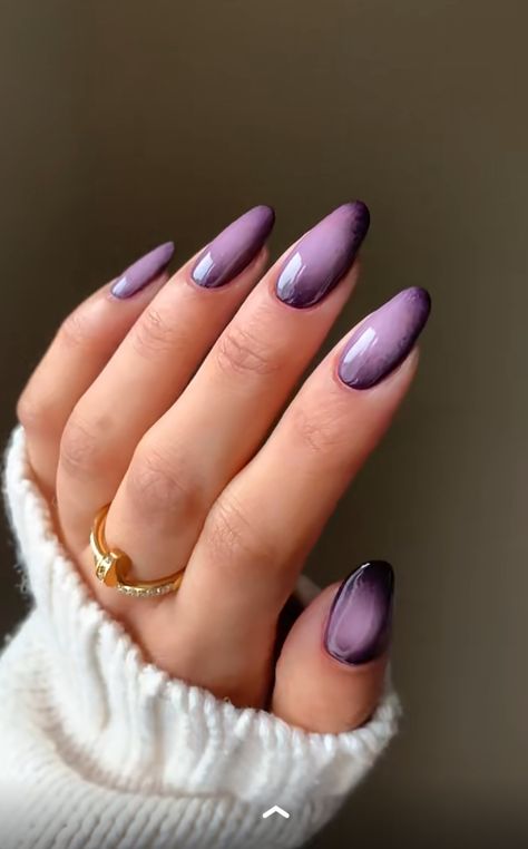 Lila Nails Design, Purple Cat Eye Nails, Mail Inspo, Formal Nails, Aesthetic Nails, Builder Gel, School Makeup, Nail Beauty, Cat Eye Nails