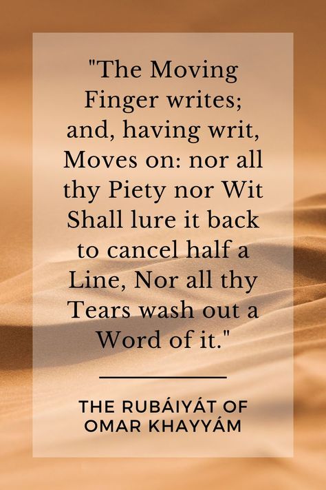 Eternal Quotes, Rubaiyat Of Omar Khayyam, Omar Khayyam, Writing Retreat, Writing Quotes, Literary Quotes, Poetry Quotes, Focus On, Book Quotes