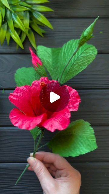 Crepe Paper Decorations, Crepe Paper Crafts, Crepe Paper Flowers Diy, Crepe Paper Flower, Fleurs Diy, Paper Craft Tutorials, Paper Flower Crafts, How To Make Paper Flowers, Crepe Paper Flowers