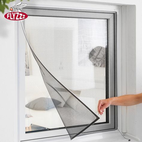 Magnetic Screen Window is DIY design, easy for assembling and installing, simple but solid, efficiently keep out the unpleasant pests. We can provide all kinds of standard sizes or bulk materials for customers to cut and assemble by themselves. Magnetic Screen Window, Rv Windows, Curtain Diy, Screen Window, Basement Windows, Frosted Windows, Anti Mosquito, Window Screens, Diy Curtains