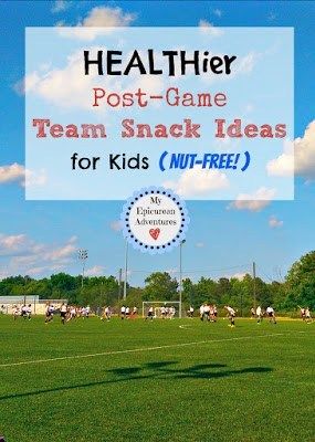 Healthier Post-Game Team Snack Ideas (Nut-Free!) - My Epicurean Adventures Sport Snack Bags, Team Snack Ideas, Baseball Game Snacks, Team Snack Bags, Football Team Snacks, Soccer Game Snacks, Kids Sports Snacks, Team Sport Snacks, Mom Snacks