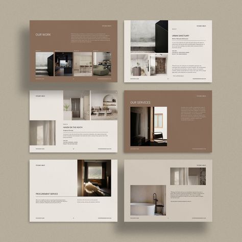 Our 28-page Interior Design Investment and Design Services Guide template is the ultimate tool for client engagement during the discovery stage. This fully customisable template, available in both Canva and Adobe InDesign formats, allowing you to infuse it with your brand's unique content and style and is designed to streamline the client consultation process. It features an intuitive layout and a comprehensive structure that covers everything from introductions to detailed service outlines. Ideal for presenting your design services, pricing, FAQs, and portfolio, this guide is an essential asset for enhancing client communication and showcasing your design expertise. Perfect for use at the initial client discovery meetings, it sets a professional tone, ensuring clients are well-informed an Client Consultation, Interior Design Template, Guide Template, Adobe Indesign, Presentation Design, Page Design, Design Services, Design Template, Service Design