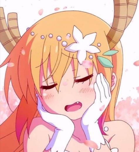 dragon maid - matching icon, anime matching icon Dragon Icon, Dragon Maid, Female Dragon, Anime Maid, Kobayashi San, Good Anime To Watch, Miss Kobayashi's Dragon Maid, Matching Profile Pictures, Anime Couples Drawings