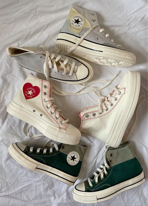 Cool converse collection | withlovenyc | VSCO Converse Collection, Cool Converse, Cute Converse Shoes, Cute Converse, All Stars Converse, Shoes Converse, Shoe Inspo, Everyday Shoes, Dream Shoes