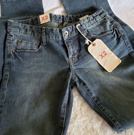 Nwt- Express Women's X2 Denim Laboratory Slim Leg, Ultra Low Rise, Size 6 Regular, Medium/Dark Wash Jeans. Making Outfits, Thrift Wishlist, Thrift Board, Calm Fits, Express Jeans Women, Low Rise Leggings, Dream Fashion, Digital Closet, White Jean Shorts