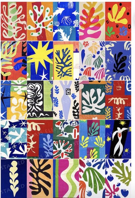 Matisse Art Project, Classe D'art, Matisse Cutouts, Ceramic Decals, Pottery Glaze, Holiday Club, Male Male, Decal Paper, Matisse Art