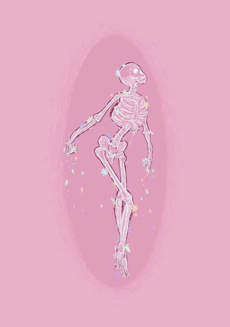 Pink Skeleton Aesthetic, Pink Skeleton Wallpaper, Pastel Goth Wallpaper, Pink Skull Wallpaper, Skeletons Wallpaper Aesthetic, Pink Alt, Skeleton Wallpaper, Pink Skeleton, Pink Goth