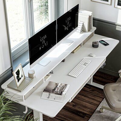 Executive Standing Desk, Standing Desk Ideas, Stand Up Table, Desk Room, Electric Standing Desk, Grey Desk, Adjustable Height Standing Desk, Stand Up Desk, Stand Desk