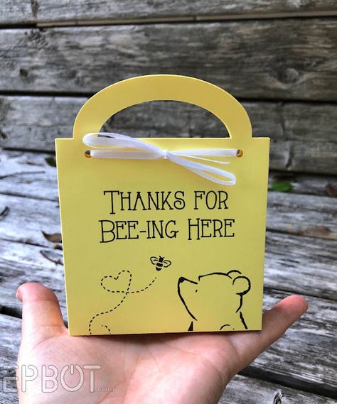 Winnie The Pooh Keepsake, Winnie The Pooh Gift Bags Party Favors, Winnie The Pooh Gift Bags, Pooh Bear Wedding, Winnie The Pooh Thank You Gifts, Winnie The Pooh Birthday Favors, Winnie The Pooh Favor Ideas, Winnie The Pooh Decorations Parties, Winnie The Pooh Goodie Bags