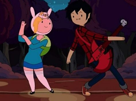 Cake And Fionna, Adventure Time Fiona Fanart, Fionna And Cake Marshall Lee, Marshall Lee X Fionna, Marshall Lee Costume, Marshall Lee And Fionna, Fiona Adventure Time, Marshal Lee, Partner Halloween Costumes