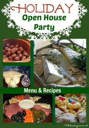 Christmas Open House Food, Christmas Open House Menu, Open House Party Food, Open House Food Ideas, Open House Food, Open House Party, Christmas Party Menu, Open House Parties, Holiday Open House