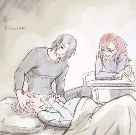 Sakura Pregnant, Sasuke Sakura Sarada, Sasuke Uchiha Sakura Haruno, Uchiha Family, Naruto Teams, Naruto Sasuke Sakura, Naruto Comic, Naruto And Hinata, Sakura Uchiha