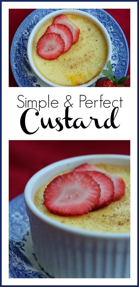 Sweet Eggs, Egg Custard Recipe Easy, Desserts With Lots Of Eggs, Steamed Custard, Easy Custard Recipe, Custard Cups, Easy Egg Custard, Egg Custard With Almond Milk, How To Make Custard Pudding