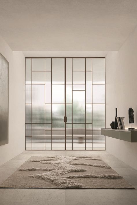 Sliding Door Design, Glass Partition, County House, Panel Systems, Furniture Showroom, Sliding Panels, Internal Doors, Steel Doors, Glass Doors