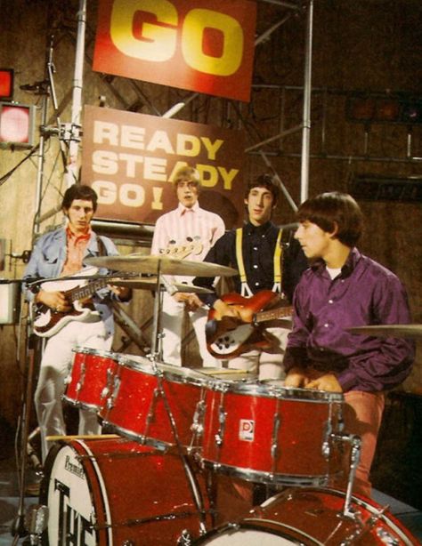 soundsof71:  The Who on Ready Steady Go 1966 via nightflight Mapex Saturn, The Who Band, Ready Steady Go, John Entwistle, Mohamed Ali, Keith Moon, Roger Daltrey, Pete Townshend, Steve Vai