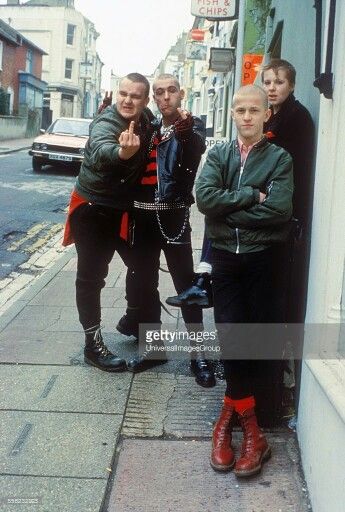 #skinhead #getyimages #photography #photo 80’s Punk, Skinhead Boots, Skinhead Fashion, Skinhead Girl, Ska Punk, 80s Punk, Punk Culture, Brighton Uk, Teddy Boys