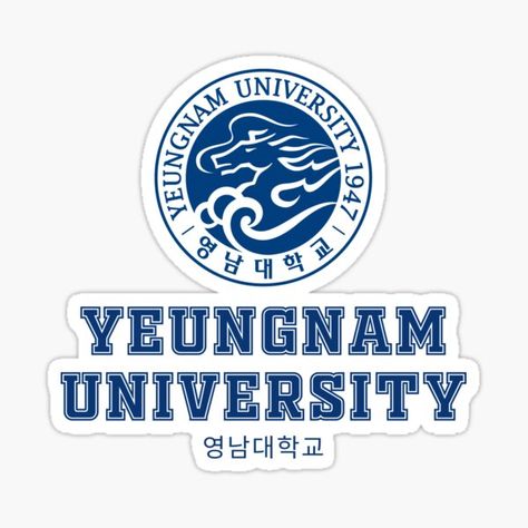 Yeungnam University, in Gyeongsan South Korea Logo. Best printed on a shirt or sweatshirt. • Millions of unique designs by independent artists. Find your thing. Korea Logo, Future Life, University, Independent Artist, Finding Yourself, Unique Designs, ? Logo, Design, Art