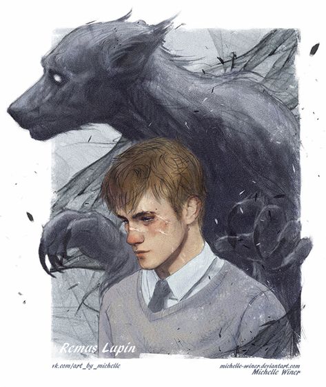 Lupin Werewolf, Remus Lupin Werewolf, Art Harry Potter, Yer A Wizard Harry, Images Harry Potter, Potter Art, Arte Robot, Remus Lupin, Harry Potter Marauders