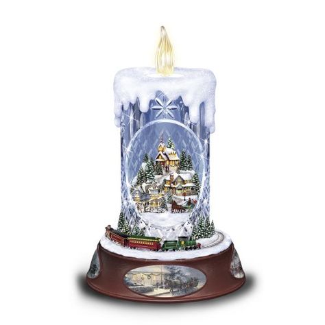 Thomas Kinkade Making Spirits Bright Tabletop Centrepiece... https://www.amazon.co.uk/dp/B00GMLCQP8/ref=cm_sw_r_pi_dp_x_.nUEyb8QTVPM2 Christmas Carol Play, Thomas Kinkade Art, Thomas Kinkade Christmas, Moving Train, Flameless Tea Lights, Making Spirits Bright, Holiday Artwork, Holiday Music, Bradford Exchange