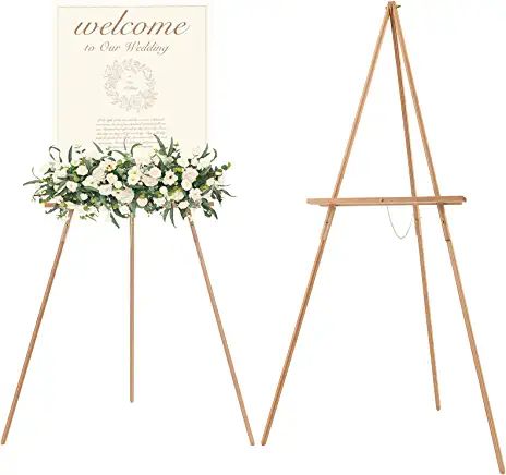 Amazon.co.uk : wedding tripod Wooden Easel Stand, Wedding Easel, Floor Easel, Wood Easel, Display Easel, Fine Writing Instruments, Easel Stand, Wooden Easel, Art Easel