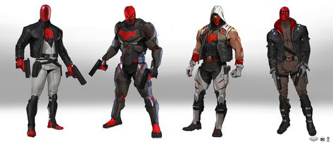 Red Hood Wallpaper, Red Hood Dc, Futuristic Concept Art, Exploration Art, Batman Suit, Batman Concept, Gotham Knights, Red Hood Jason Todd, Character Costume