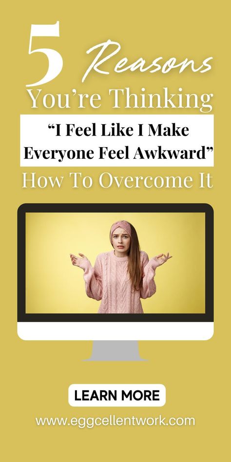 Have you ever thought, “I feel like I make everyone feel awkward?” Here are five reasons behind social awkwardness (there are many more!) Don’t worry, you’ll get some tips on how to make people feel more comfortable. If you feel awkward in social situations and this makes others respond similarly, you are not alone. Social Awkwardness, Interpersonal Skills, Women's Fitness Motivation, Male Fitness Models, Socially Awkward, Why Do People, Healthy Mind, Life Advice, Nursing Students