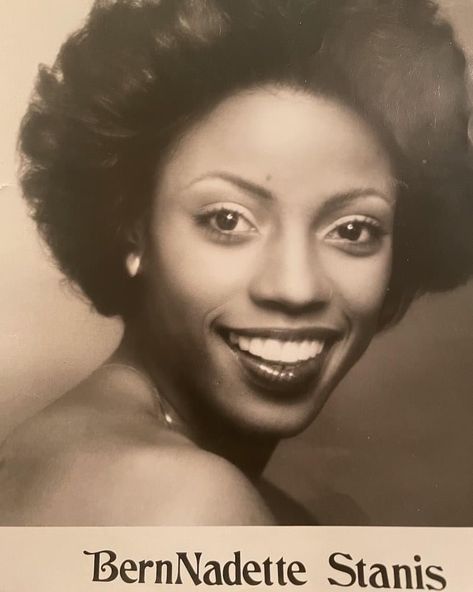 “One of my first professional head shots while in Hollywood. The makeup was done by Max Factor. They were the biggest makeup company in the 70’s.” — Bern Nadette Stanis Bernadette Stanis, Lynn Whitfield, Betty Wright, Rick Moranis, Makeup Companies, Tim Allen, Chaka Khan, John Malkovich, Kim Basinger