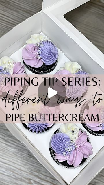 cakebyvinnie on April 27, 2024: "My favorite and most used piping tips for cake & cupcake decorating (part 1)✨🫶🏻 starting with 1M, my number one choice when it comes to any type of skill level and for any type of decorating! It is so easy to use, versatile, and can be used to pipe on literally anything: cupcakes, cakes, cookies, bars, etc. Whenever I am asked what piping tips someone should start with, this is always my number one recommendation. The next, piping tip 4B, is wonderful for ... Different Types Of Piping Tips, Cupcake Decorating Tips And Tricks, What Tips To Use For Icing Cupcakes, Wilton 6b Tip Cupcakes, Cupcake Tip Guide, Mixed Piping Cupcakes, Best Frosting For Decorating Cupcakes, Piping Bags And Tips, Cupcake Decorating Tips Frosting Techniques