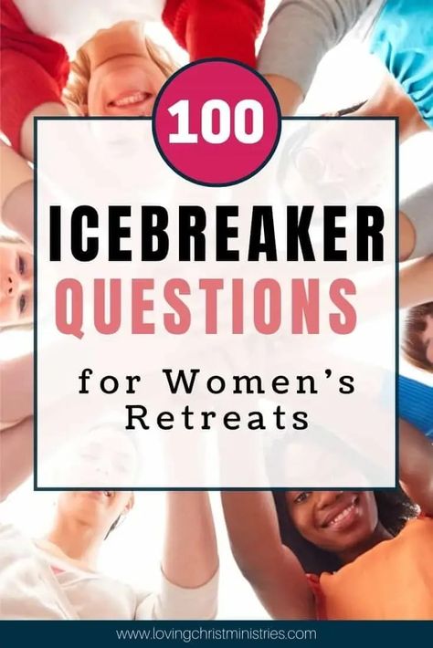 Mom Ice Breaker Questions, Ice Breaker Questions For Moms, Women Retreat Games, Women’s Group Ice Breakers, Getting To Know You Activities For Women, Ice Breakers For Bible Study For Women, Fun Ice Breakers For Women, Self Care Icebreaker, Retreat Games For Women