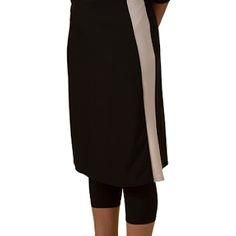 Modest exercise skir     Modest exercise skirt. Great for running. Exercise Skirt, Modest Swimwear, Modest Wear, Sporty Girls, Swim Skirt, Stripe Skirt, Skirt Leggings, Womens Casual Outfits, Sport Wear