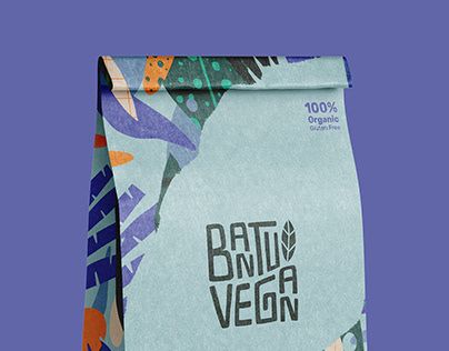 Vegan Graphic Design, Vegan Branding, Fun Brand Identity, Vegan Design, Vegan Brands, Coffee Branding, Logo Food, Creative Packaging, Project Photo