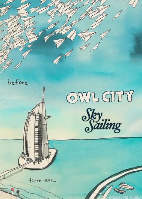 Before OWL CITY, there was SKY SAILING Owl City Aesthetic, Owl City Lyrics, Sky Sailing, City Artwork, Adam Young, Spider Monkey, New Hope Club, City Sky, Owl City