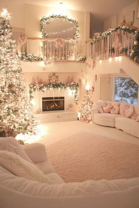 Elegant Christmas Decor Ideas, Luxury Living Room Inspiration, Glamour Decor, Girly Apartment Decor, Elegant Christmas Decor, A Pink Christmas, Dream Bedroom Inspiration, Dream Life House, Home 2023