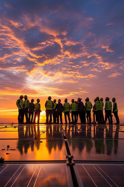 ☀️ Big Shine's solar panels are crafted for a sustainable future. 🌎 Meticulous materials, precision engineering, & quality control. See how we shine! Enjoying The Sunset on our Recent Commercial Solar Installation   #solarenergy #sustainableliving #BigShineWorldwide e #renewableenergy #gogreen #business #PVsystems #bigshineeneergy #manufacturing #sustainableengineering #electricans #Sunset #Photography Solar Panel Photography, Sustainable Engineering, Electronic Waste, Solar Module, Solar Solutions, Solar Installation, Solar Panel Installation, Sustainable Future, Solar Panel