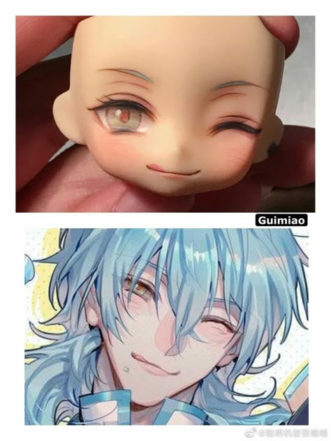 Custom Nendoroid, Nendoroid Face, Anime Boy Hair, Kawaii Toys, Artist Alley, Anime Figurines, Dark Art Illustrations, Chibi Drawings, Concept Art Drawing