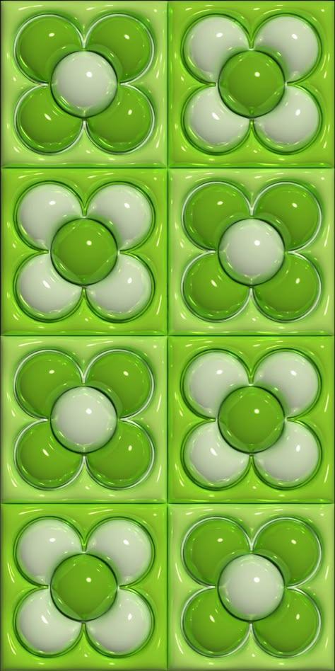 Green Puffy Wallpaper, 3d Wallpaper Cute Green, Green 3d Wallpaper, Blender Illustration, Wallpaper Barcelona, Bubble Wallpapers, 3d Puffy Wallpaper, Puffy Wallpaper, Bubble Wallpaper