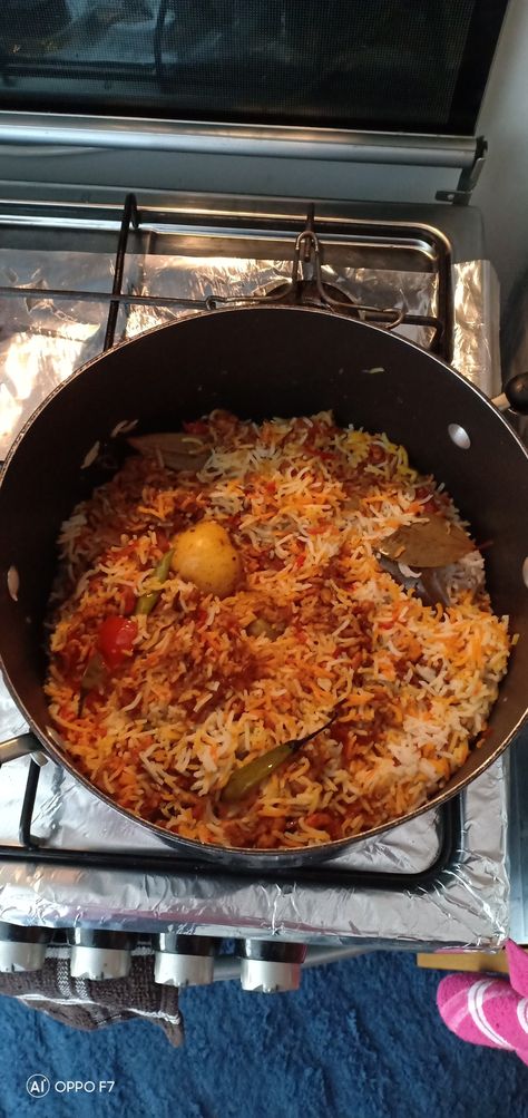 Prawn Biryani with Aloo Prawn Biryani, Biryani, Home Cooking, Ethnic Recipes