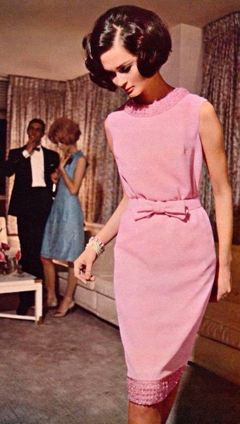 Cocktail Party Attire, 1960s Fashion Women, Cocktail Party Fashion, 60’s Fashion, 1960’s Fashion, Style Année 60, Cocktail Party Outfit, Mode Pop, Mode Retro