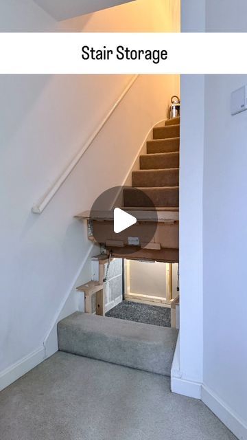 Lucy Hall on Instagram: "The storage you didn’t know you needed! 

I didn’t even know this was a thing! But what a fantastic way to transform the dead space under your stairs into some well needed storage! 

If you struggle for storage like we do, you need to get in contact with @stair.storage 
Within just a few hours, they worked their magic and gave us the perfect hiding space for all of our overflowing shoes and messy coats. We are over the moon and the craftsmanship is top quality! 

Stair.Storage are very local to us so it’s great to be able to support a small local business but they also travel all around the UK and could transform your space too | AD
.
.
.
.
#stairstorage #hidenstorage #understairstorage #storagesolutions #homestorage #storagehacks #organization #homehacks #transfor Under Landing Storage, Under Stairs Storage Coats And Shoes, Down Stairs Storage Ideas, Under The Stairs Toilet Ideas, Cat Under Stairs, Under Steps Storage Ideas, Under Stairs Storage Diy, Small Under Stairs Storage, Diy Under Stairs Storage