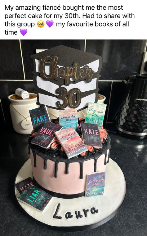 Birthday Cake For Book Lover, Birthday Cake Books Lover, Cake For Book Lover, Lover Birthday Cake, Birthday Cake Book, 16th Birthday Cake, Cake Book, Books Lover, 16 Birthday Cake