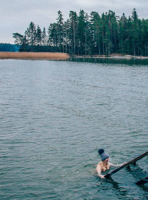 Meanwhile In Finland, Ice Swimming, Icy Lake, Swimming For Beginners, Turku Finland, I'm Jealous, Finland Travel, Wild Swimming, Lapland Finland