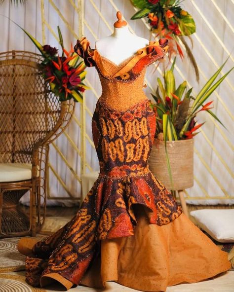 Ghanian Kente Wedding Dress, Kente Wedding Dress, Northern Kente, Kente Dresses, Nigerian Lace Dress, Nigerian Wedding Dress, African Bridal Dress, African Traditional Wedding Dress, Kente Dress