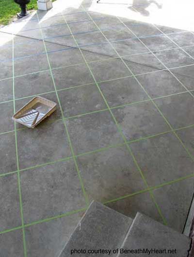 stained concrete patio floor to look like tile @Brenda Myers Deaton  We should do this one on all your concrete! Tile Patio Floor, Patio Transformation, Tile Patio, Cement Stain, Concrete Stain Patio, Concrete Patio Makeover, Patio Floor, Concrete Stain, Concrete Stained Floors