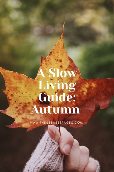 The ultimte guide to slow living in fall, tips for simple living in autumn intentional living fall bucket list Slow Living September, Slow Autumn, Cozy September, 30 Bucket List, Hygge Fall, Autumn Playlist, Soft Lifestyle, Fall Hygge, Autumn Activity