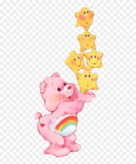 Care Bears Watercolor, Care Bear Star, Carebear Fanart, Care Bear Quotes, Care Bears Star, Care Bear Art, Care Bears Png, Care Bear Tattoo, Vintage Care Bears