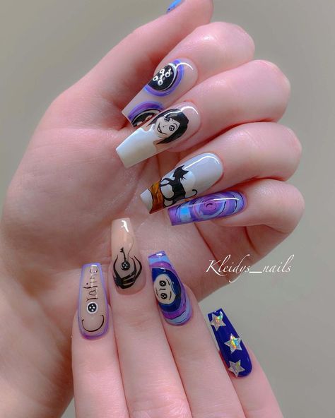 Nail Designs Halloween, Halloween Nail Art Tutorial, Fall Nails Ideas, Horror Nails, Nails Fall Nails, Halloween Nails Easy, Halloween Acrylic Nails, Hippie Nails, Fall Acrylic Nails