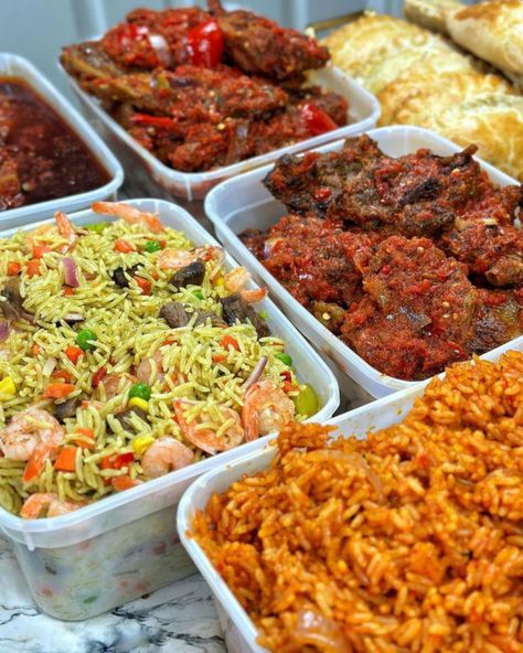 SUNDAY SPREAD going out ✅ #nigeriansinuk Tastee9ja is here for those in the UK who are longing for authentic Nigerian dishes.💕💕💕🔥🔥🔥Check out the juicy pepper boneless goat meat which can be paired with your favorite drink. This is the perfect Sunday treat 👍🏽😋 . Order link on bio or send a DM 📷 @tastee9ja Tastee9ja Ltd is a catering company based in Coventry, West Midlands, UK Tastee9ja offers a wide range of traditional Nigerian foods, ensuring that customers can enjoy the flavors of Nige... Naija Food, Nigerian Dishes, Nigerian Foods, Nigeria Food, Anime Foods, Nigerian Recipes, Goat Meat, Homecooked Meals, Nigerian Food