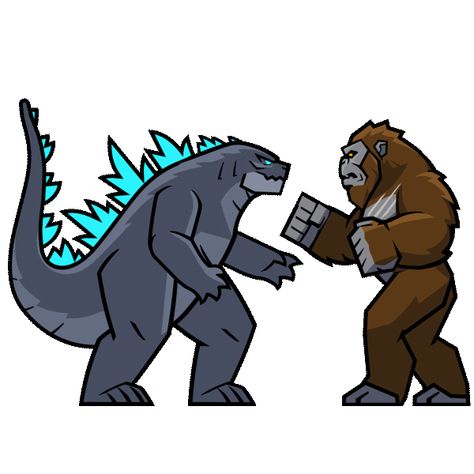 King Kong Godzilla Party, King Kong Cartoon, Cartoon Godzilla, Godzilla Cartoon, Godzilla Vs King Kong, Godzilla Vs King Ghidorah, Godzilla Birthday Party, Godzilla Birthday, Godzilla Franchise